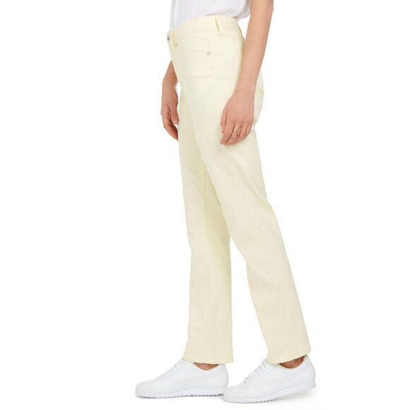 Style & Co Womens Tummy-Control Straight-Leg Fashion Jeans 54719FR819 Yellow 8 - Picture 7 of 9